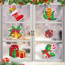 Load image into Gallery viewer, 6 PCS Christmas Diamonds Painting Stickers Kit for Boy Girls Gift (Bells Candle)
