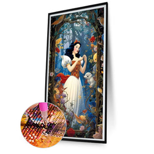 Disney Princess 45X85CM(Canvas) Full Square Drill Diamond Painting