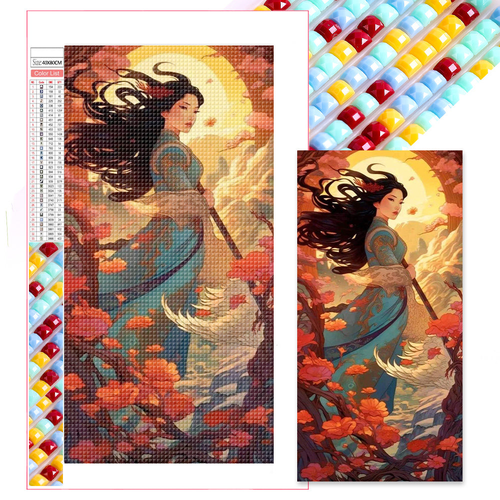 Disney Princess 45X85CM(Canvas) Full Square Drill Diamond Painting