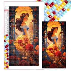 Disney Princess 45X85CM(Canvas) Full Square Drill Diamond Painting