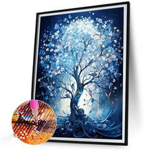 Load image into Gallery viewer, Blue Flower Tree 40*50CM(Canvas) Full Round Drill Diamond Painting
