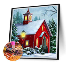 Load image into Gallery viewer, Christmas House 30*30CM(Canvas) Full Round Drill Diamond Painting
