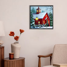 Load image into Gallery viewer, Christmas House 30*30CM(Canvas) Full Round Drill Diamond Painting
