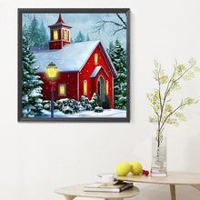 Load image into Gallery viewer, Christmas House 30*30CM(Canvas) Full Round Drill Diamond Painting
