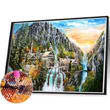 Load image into Gallery viewer, Landscape Castle 60*40CM(Canvas) Full Round Drill Diamond Painting
