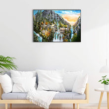 Load image into Gallery viewer, Landscape Castle 60*40CM(Canvas) Full Round Drill Diamond Painting
