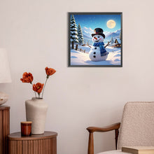 Load image into Gallery viewer, Snowman 30*30CM(Canvas) Full Round Drill Diamond Painting
