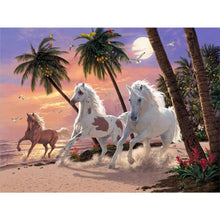 Load image into Gallery viewer, Horse 40*30CM(Canvas) Full Round Drill Diamond Painting

