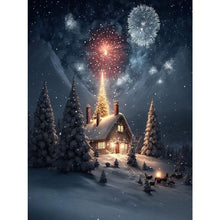 Load image into Gallery viewer, Christmas Snow Scene 30*40CM(Canvas) Full Square Drill Diamond Painting
