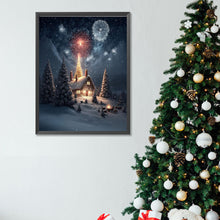 Load image into Gallery viewer, Christmas Snow Scene 30*40CM(Canvas) Full Square Drill Diamond Painting
