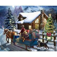 Load image into Gallery viewer, Snow Scene 50*40CM(Canvas) Full Square Drill Diamond Painting
