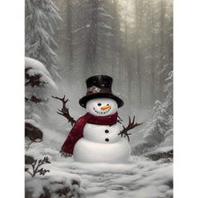 Load image into Gallery viewer, Snowman 30*40CM(Canvas) Full Round Drill Diamond Painting
