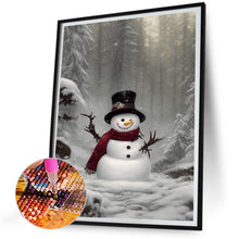 Load image into Gallery viewer, Snowman 30*40CM(Canvas) Full Round Drill Diamond Painting
