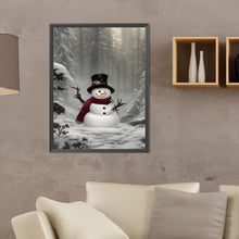 Load image into Gallery viewer, Snowman 30*40CM(Canvas) Full Round Drill Diamond Painting
