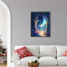 Load image into Gallery viewer, Flower Moonlight 30*40CM(Picture) Full AB Round Drill Diamond Painting
