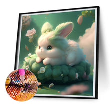 Load image into Gallery viewer, Green Bunny 30*30CM(Canvas) Full Round Drill Diamond Painting
