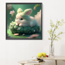 Load image into Gallery viewer, Green Bunny 30*30CM(Canvas) Full Round Drill Diamond Painting
