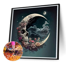 Load image into Gallery viewer, Moon Skeleton 30*30CM(Canvas) Full Round Drill Diamond Painting
