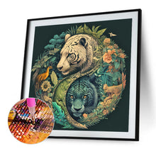 Load image into Gallery viewer, Yin Yang Tiger 55X55CM(Canvas) Full Square Drill Diamond Painting
