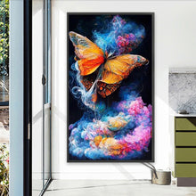 Load image into Gallery viewer, Colorful Mist Butterfly 40*70CM(Picture) Full AB Round Drill Diamond Painting
