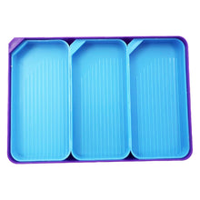 Load image into Gallery viewer, 4 Set Large Diamond Art Painting Bead Sorting Trays for DIY Art Craft (Blue)
