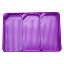 Load image into Gallery viewer, 4 Set Large Diamond Art Painting Bead Sorting Trays for DIY Art Craft (Purple)
