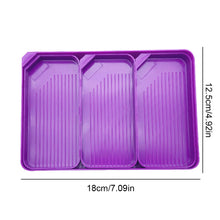 Load image into Gallery viewer, 4 Set Large Diamond Art Painting Bead Sorting Trays for DIY Art Craft (Purple)
