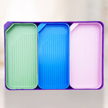 Load image into Gallery viewer, 4 Set Diamond Art Painting Bead Sorting Trays for DIY Art Craft(Green Blue Pink)
