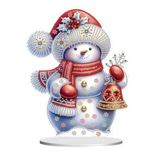 Load image into Gallery viewer, Christmas Acrylic Winter Snowman Diamond Painting Desktop Decor for Office Decor
