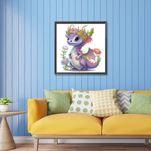 Load image into Gallery viewer, Dazzling Purple Dragon 30X30CM(Canvas) Partial Special Shaped Drill Diamond Painting
