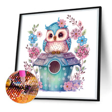 Load image into Gallery viewer, Owl 30X30CM(Canvas) Partial Special Shaped Drill Diamond Painting
