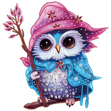 Load image into Gallery viewer, Magic Owl 30X30CM(Canvas) Partial Special Shaped Drill Diamond Painting
