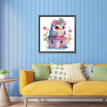 Load image into Gallery viewer, Serious Owl 30X30CM(Canvas) Partial Special Shaped Drill Diamond Painting
