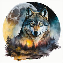 Load image into Gallery viewer, Wolf 40*40CM(Canvas) Full Round Drill Diamond Painting
