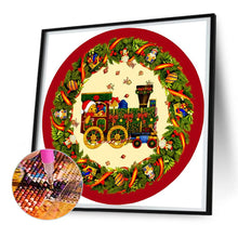 Load image into Gallery viewer, Christmas Wreath 30*30CM(Canvas) Full Round Drill Diamond Painting
