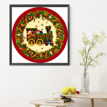 Load image into Gallery viewer, Christmas Wreath 30*30CM(Canvas) Full Round Drill Diamond Painting
