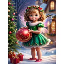 Load image into Gallery viewer, Christmas Fairy 30*40CM(Canvas) Full Round Drill Diamond Painting
