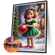 Load image into Gallery viewer, Christmas Fairy 30*40CM(Canvas) Full Round Drill Diamond Painting
