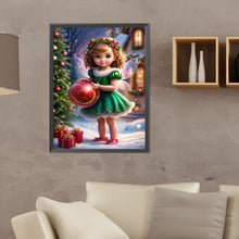 Load image into Gallery viewer, Christmas Fairy 30*40CM(Canvas) Full Round Drill Diamond Painting
