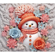 Load image into Gallery viewer, Snowman 40*35CM(Canvas) Full Round Drill Diamond Painting
