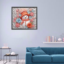 Load image into Gallery viewer, Snowman 40*35CM(Canvas) Full Round Drill Diamond Painting
