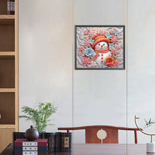 Load image into Gallery viewer, Snowman 40*35CM(Canvas) Full Round Drill Diamond Painting
