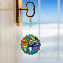 Load image into Gallery viewer, 6 PCS Double Sided Special Shape Diamond Painting Keychain Pendant(Tree of Life)
