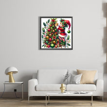 Load image into Gallery viewer, Christmas Tree And Little Doll 30*30CM(Picture) Full AB Round Drill Diamond Painting
