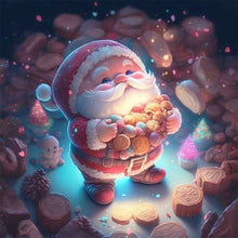 Load image into Gallery viewer, Q Version Of Santa Claus 30*30CM(Picture) Full AB Round Drill Diamond Painting
