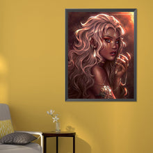 Load image into Gallery viewer, Constellation Girl¡¤Leo 50X60CM(Canvas) Full Round Drill Diamond Painting
