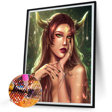 Load image into Gallery viewer, Constellation Girl¡¤Taurus 50X60CM(Canvas) Full Round Drill Diamond Painting
