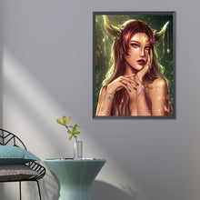 Load image into Gallery viewer, Constellation Girl¡¤Taurus 50X60CM(Canvas) Full Round Drill Diamond Painting
