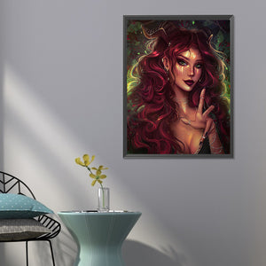 Constellation Girl¡¤Virgo 50X60CM(Canvas) Full Round Drill Diamond Painting