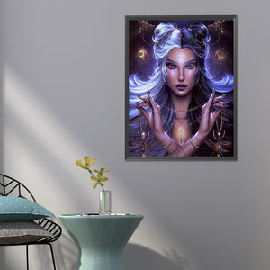 Constellation Girl¡¤Libra 50X60CM(Canvas) Full Round Drill Diamond Painting